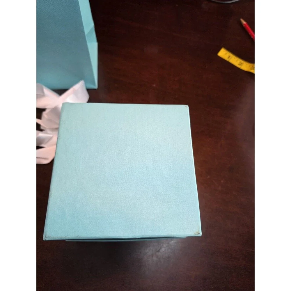 Tiffany & Co Packaging Empty Signature Blue Gift Bag Ribbon & Box USED 3 Piece